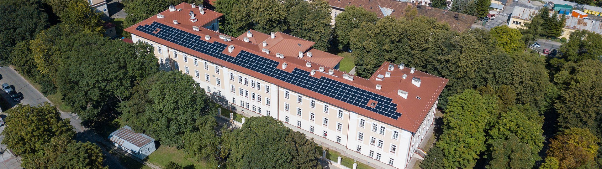 Szpital z lotu ptaka Zdjęcie szpitala 3