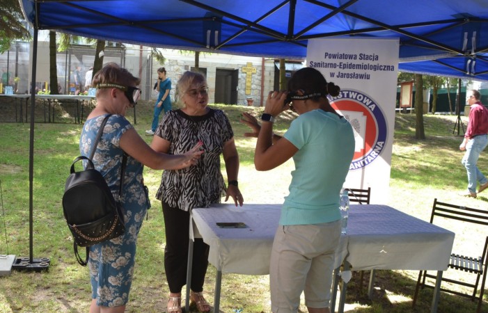 Stoisko Powiatowej Stacji Sanitarno-Epidemiologicznej w Jarosławiu