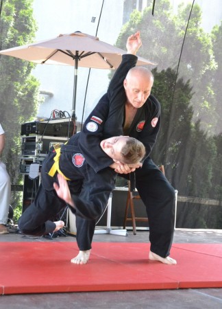 Namiot, scena - wschodnie sztuki walki