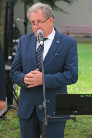 Otwarcie CZP - zaproszeni goście, przemawia Poseł - Tadeusz Chrzan