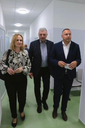 Otwarcie CZP - zaproszeni gośćcie wewnątrz budynku