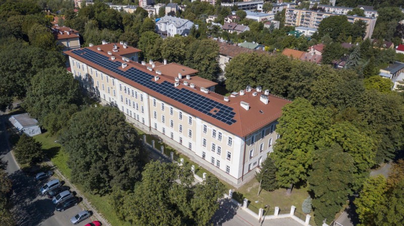 Dron - widok na Budynek nr 3